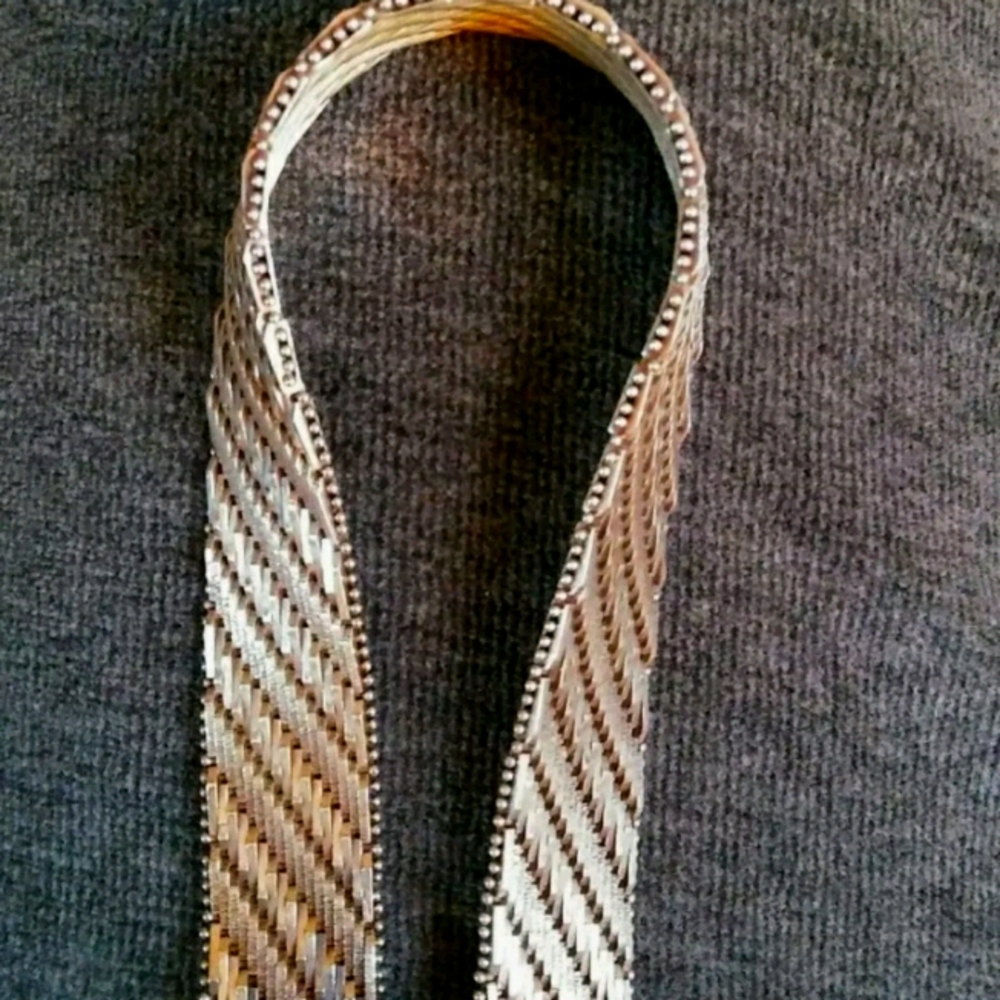 SILVER (ITALY) SIGNED BRACELET 35g